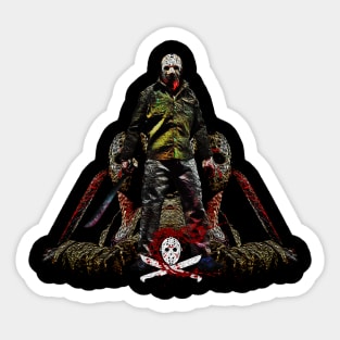 JASON VOORHEES FRIDAY 13 VIERNES 13 HALLOWEEN Sticker